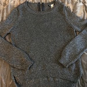 Silver sparkle Divided sweater